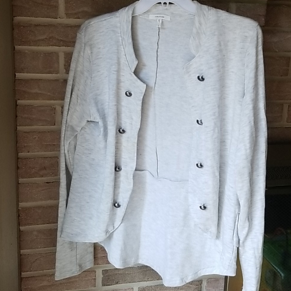 Military style cardigan